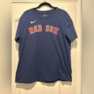 Men's Nike Red Sox T-Shirt #2 Bogaerts - Size Large
